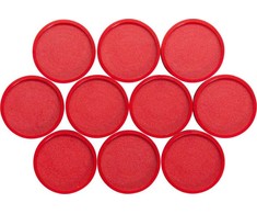 Maul Magnes pramoninis apvalus 29mm 10 vnt raudona