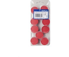 Maul Magnes pramoninis apvalus 29mm 10 vnt raudona