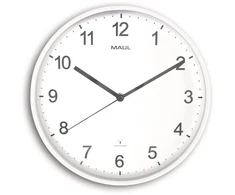 Nezatříděno Maul MAUL Laikrodis ścienny MAULsprint 30,5 cm Laikrodis radiowy w tym baterija balta