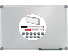 Maul Whiteboard MAULpro 60x90cm kompletny komplektas sidabrinė