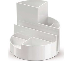 MAUL Round Box. Baltas indas na długopisy