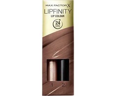 Max Factor Lipfinity lūpų dažai dvifaziai ilgai išliekantys skysti lūpų dažai 200 su kofeinu