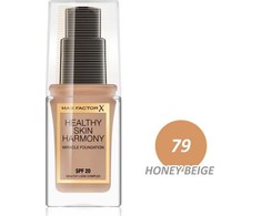Max Factor Healthy Skin Harmony Liquid Foundation 79 Honey rusvai gelsvas SPF 20, 30 ml