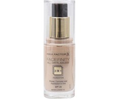 Max Factor Facefinity All Day Flawless Flexi-Hold 3in1 gruntas Maskuoklis Foundation SPF20 45, 30 ml
