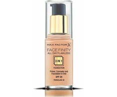 Max Factor Face Finity All Day Flawless Kreminis Foundation 30 Porcelain, 30 g