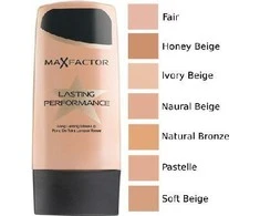 MAX FACTOR TESTAVIMO REZULTATAI fondas Nr. 106 Natural rusvai gelsvas 35ml