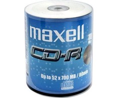 CD-R diskai MAXELL, 700MB, 52X, 80 min., 100 vnt.