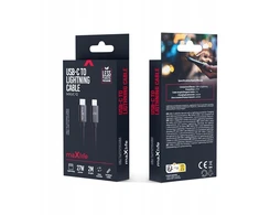 Telforceone Maxlife MXUC-12 cable USB-C - Lightning 2,0 m 27W juodas