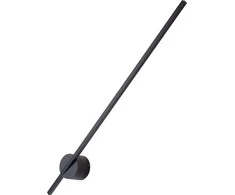 Maxlight 8,4W LED sieninis šviestuvas SPIDER, juodas, 3000K, IP44