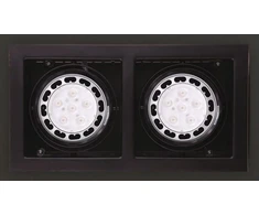 Stačiakampis juodas paslėptas latakas „MAXlight MATRIX II H0049“