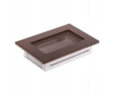 Grotelės židiniui HEARTH, vario spalvos, 110 x 170 mm