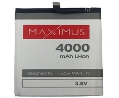 Bateria Huawei Bateria MAXXIMUS HUAWEI MATE 10 4000 mAh MATE 20/P20 PRO/VIEW 20, HB436486ECW
