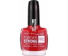 Maybelline Forever Strong Super Stay 7 Days Nagų lakas 505 Raudona, 10 ml