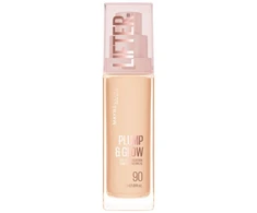 Maybelline „Lifter Plump &amp; Glow“ švytintis makiažo pagrindas „90“ 30 ml