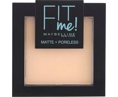 Maybelline MAY FIT ME MAT&amp;POREL.PWD NU 104 Soft Iv see raudona 1