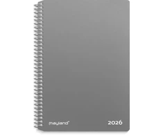 Mayland-Burde Savaitinis kalendorius horizontalaus formato pilkas PP-plastikas 2026