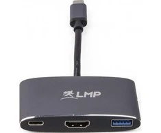 Šakotuvas LMP USB-C stotis / replikatorius (LMP-USBC-HDMI-4K-SG)
