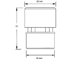 McAlpine Oro vožtuvas 32 / 40mm (5510)