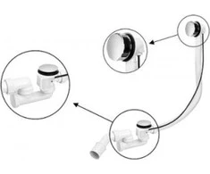 Sifonas McAlpine Dūmų rinkinys su chrominiu automatiniu kamščiu (HC31M-N1)