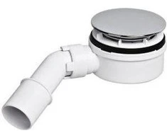Sifonas McAlpine Pastlokinis sifonas su 90mm chromo dangteliu (HC2730LCPN-PB)