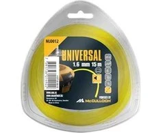 McCulloch UNIVERSAL 1,6 mm x 15 m mažo triukšmo linija