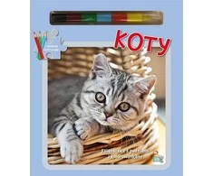 Md Creative MD kūrybinė dėlionių knyga „Katės“