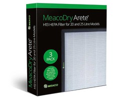 Sausintuvas Meaco HEPA H13 filtrai „Arete“ sausintuvams 20 l / 25 l, 3 vnt.