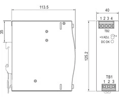 IMPULSINIS MAITINTUVAS NDR-120-12 MEAN WELL