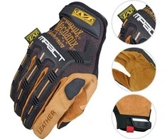 Mechanix Wear Pirštinės Mechanix Durahide™ M-Pact® S dydis. Velcro, TrekDry®, dirbtinė oda 4X, delno, krumplių, Armortex®, pirštų apsauga, D30® apsauga nuo vibracijos