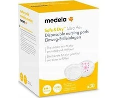 Medela Safe y Dry Ultra Thin Disposable įklotai į liemenėlę 30 vnt