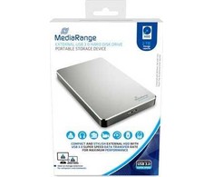 Kietasis diskas Dysk zewnętrzny SSD MediaRange MR997 2TB Sidabrinė