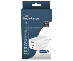 Įkroviklis MediaRange 100 W Szybkie ładowanie 1x USB-A 2x USB-C (MRMA123)