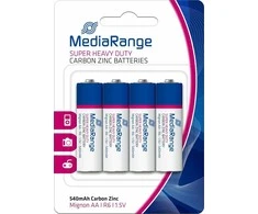 „MediaRange“ „MediaRange“ akumuliatorius, ypač didelės apkrovos „Mignon AA/R6/1,5V 4er“