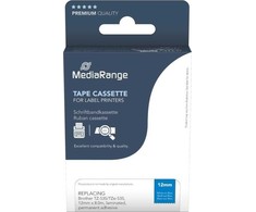 MediaRange MediaRange Schriftbandka. Brother TZ-535/TZe-535 12mm 8m ws