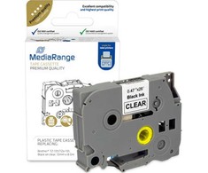 MediaRange Etikečių juosta. Brother TZ-131/TZe-131 12mmx8m juoda