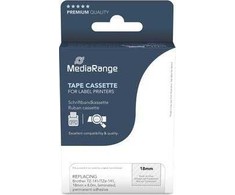 MediaRange MediaRange Schriftbandka. Brother TZ-141/TZe-141 18mm 8m sw