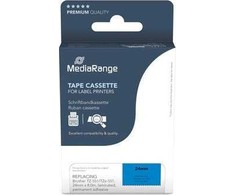 MediaRange MediaRange Tape ca. Brother TZ-551/TZe-551 24mm 8m Juoda