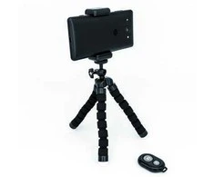 Statyw MediaRange MediaRange Mini-Stativ m. flexiblem Gestell Fernauslöser, sw