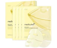 Medicube Kojic Acid Turmeric Brightening Gel Mask lakštinė veido kaukė, 1 vnt.