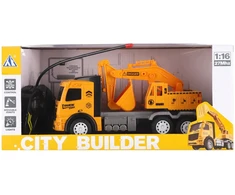 Mega Creative AUTOMOBILIS SAVIVARTIS EKSKAVATORIUS R/C FF LAD 36X17X13 MC WB 36