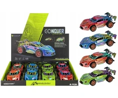 Mega Creative Auto lenktynės DZ/SW P/B 16CM MIX4 MC DISP 8/128