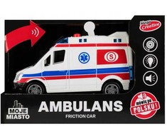 Mega Creative AUTOMOBILIO AVARINIS B/O 19X13X9 MY CITY PLPL MC 48/96