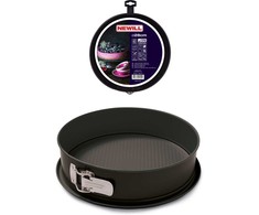 Mega Creative Newill Cake tin Ø28x7,6cm juodas