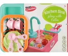 Mega Creative KITCHEN SIN B/O AKC 35X25X10 NELLA MC SEL 24