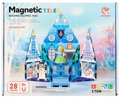 Mega Creative Magnetiniai konstruktorių kaladėlės pilis 28 el. 25X20X6 MC PUD 24 (188-M537)