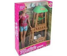Lėlė 29cm su priedais Opiekun ZOO MEGA CREATIVE 526222