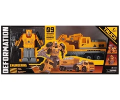 Mega Creative Robot Automobilis Savivartis Ekskavatorius su SKREC 33X14X8 MC 60