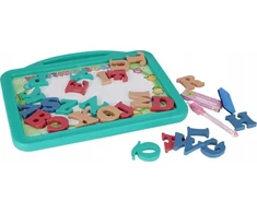 Mega Creative TABLICA MAGNET 2W1 AKC 34X34X3 MIX2 MC FOL 42/84