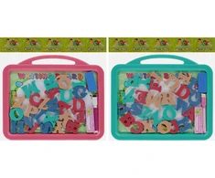 Mega Creative TABLICA MAGNET 2W1 AKC 34X34X3 MIX2 MC FOL 42/84