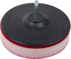 Dysk Przystawka Disko tvirtinimas, skersmuo = 125 mm, kaištis, skersmuo = 7 mm (lipni juosta) + kempinės tarpiklis
